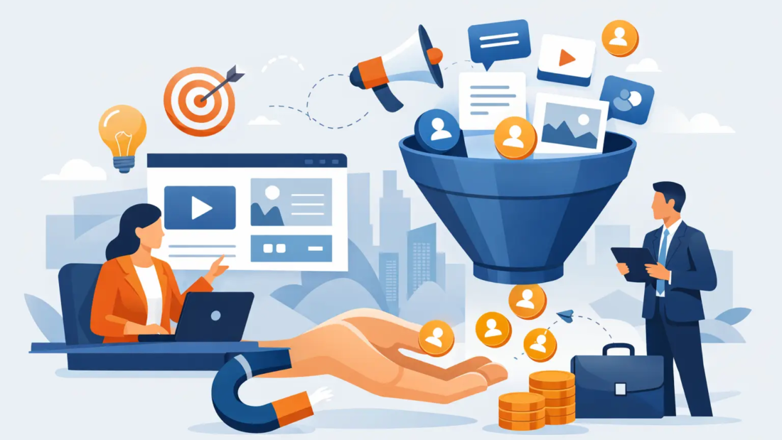 content marketing strategie b2b die leads oplevert featured