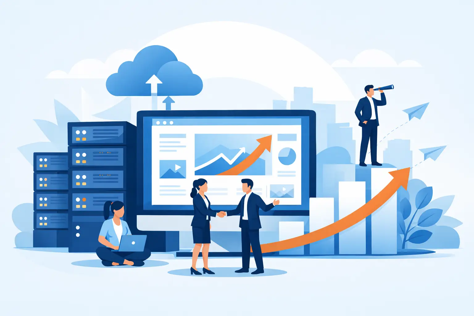 Website hosting voor bedrijven die willen groeien