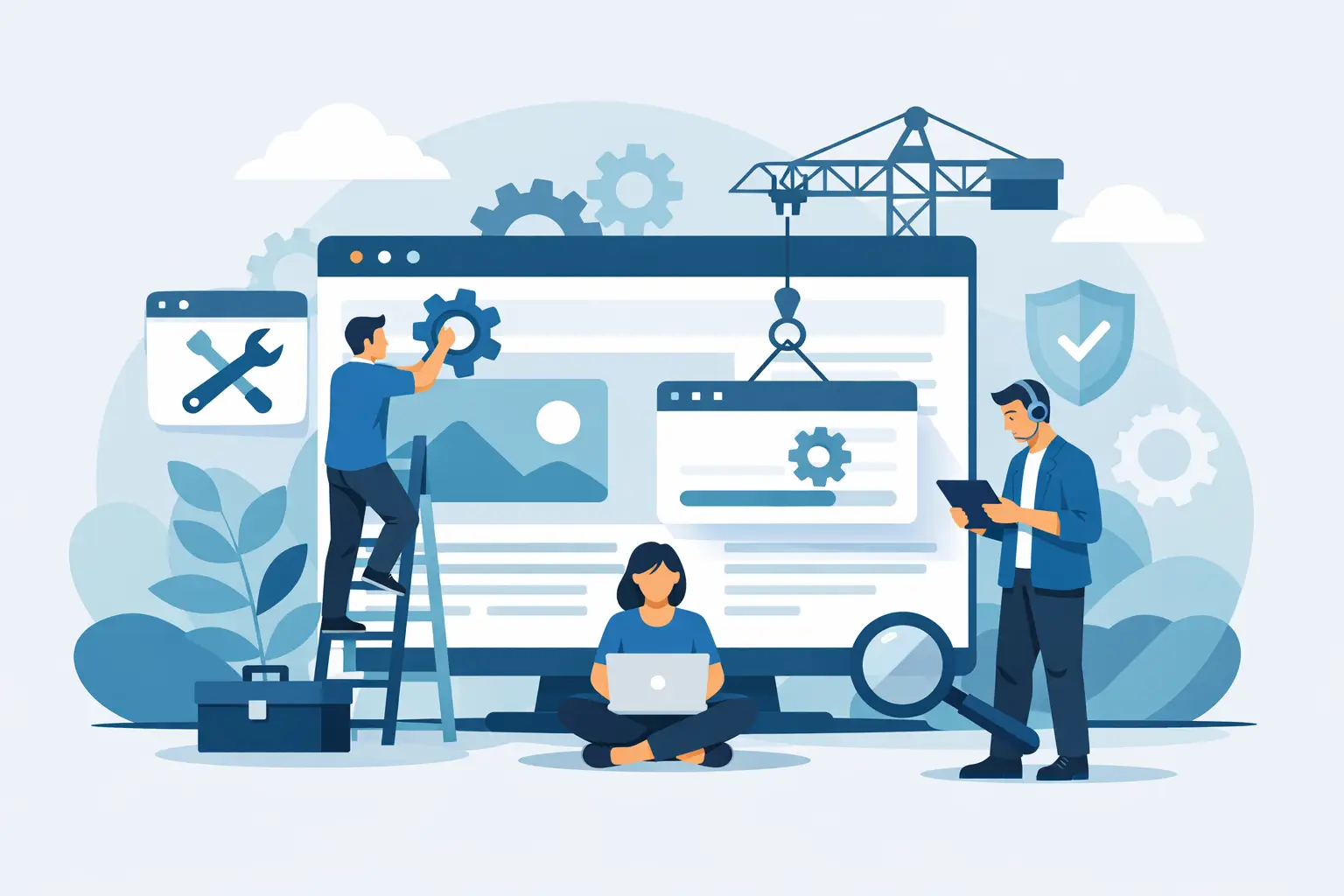 Website professioneel laten onderhouden
