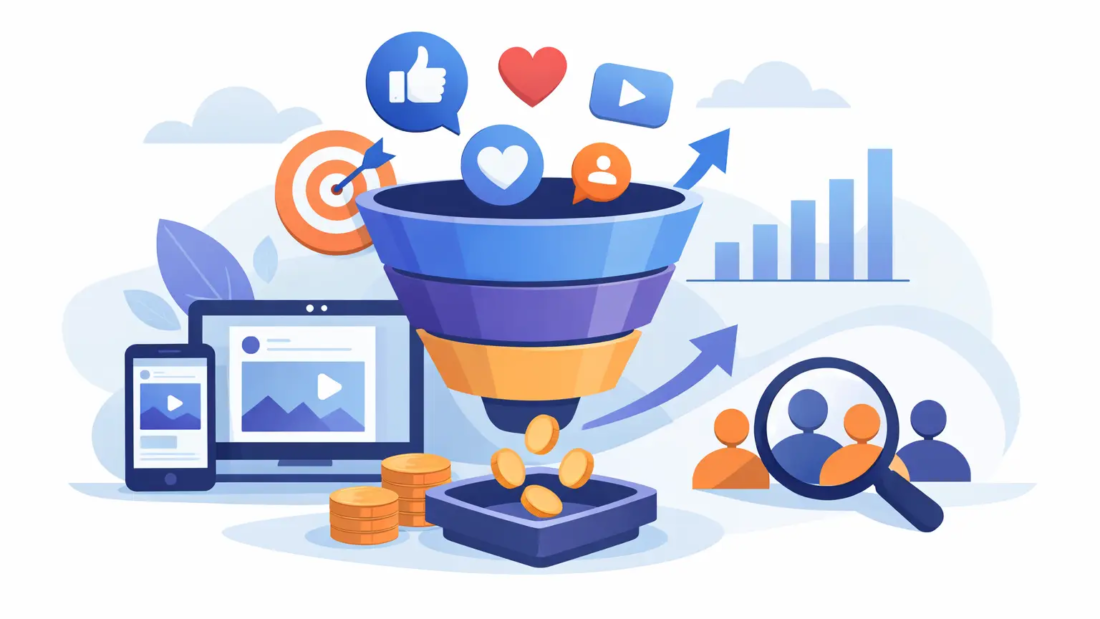 Social ads funnel inrichten voor meer leads