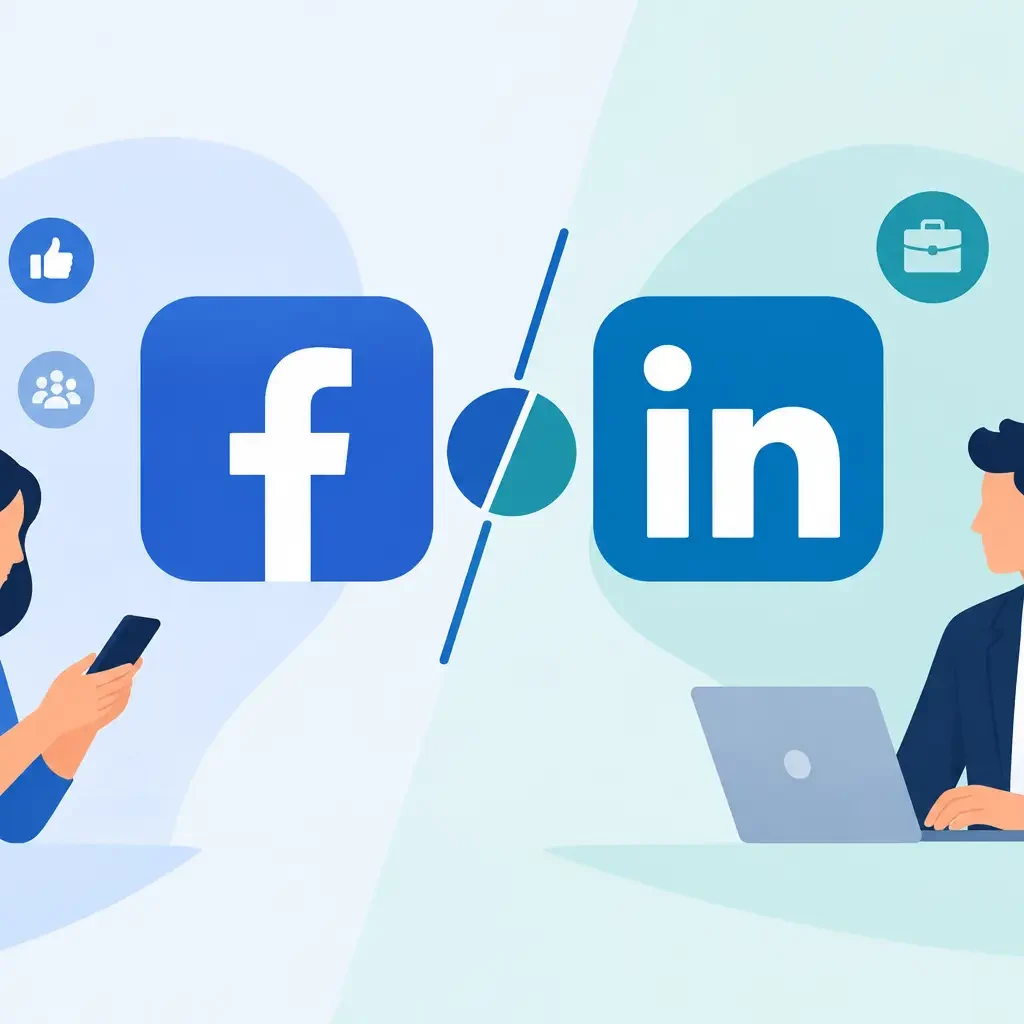 Facebook versus LinkedIn: welk kanaal wint?
