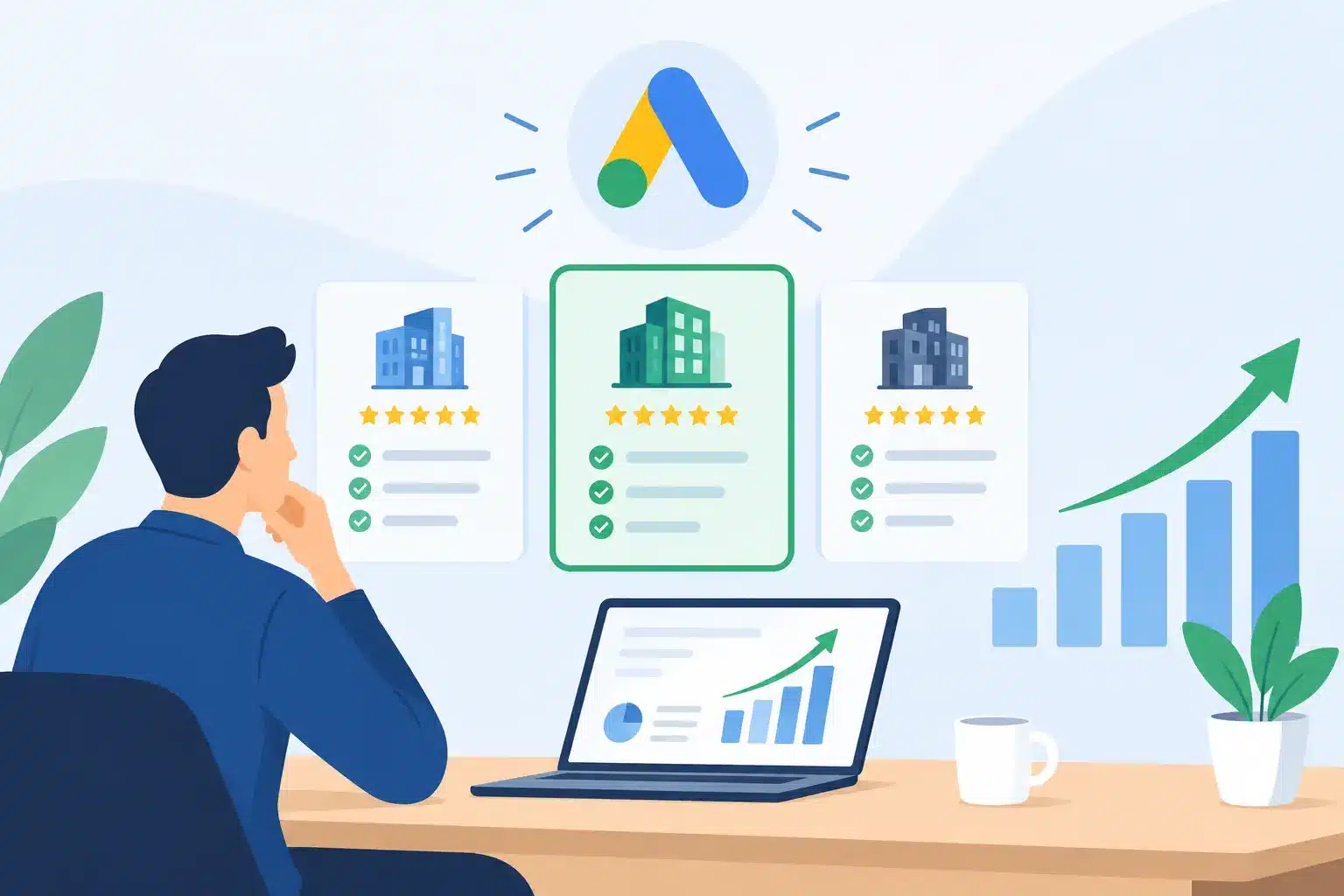 Google Ads bureau vergelijken voor meer rendement