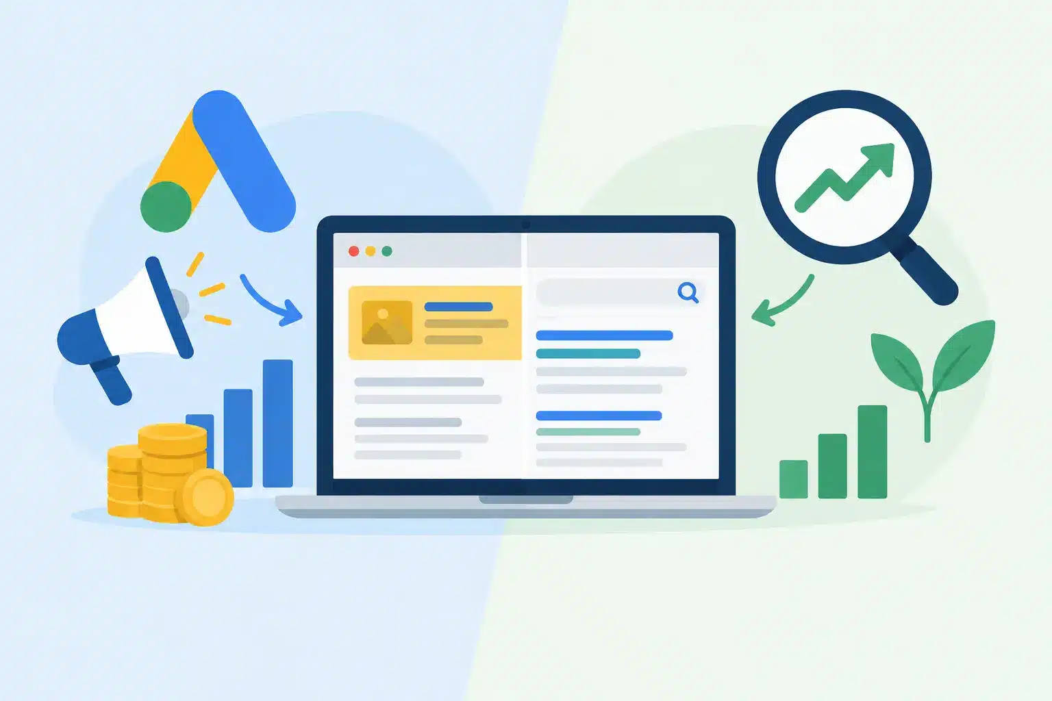 Google Ads versus SEO: wat levert meer op?