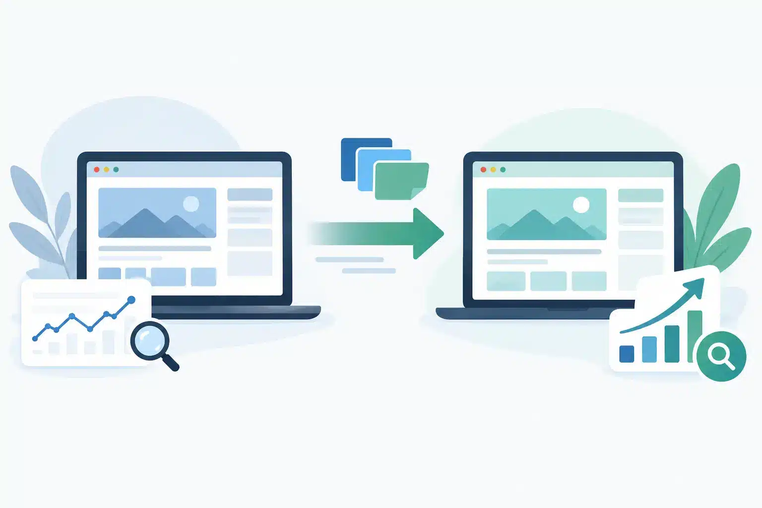 SEO migratie voorbeeld voor behoud van posities