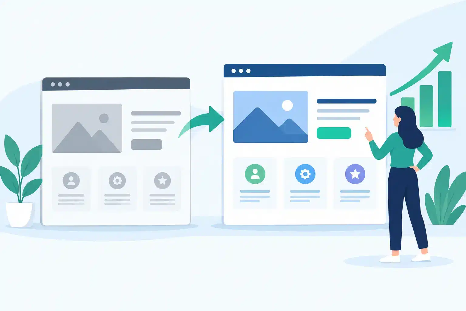 Website redesign voorbeeld voor conversiestijging